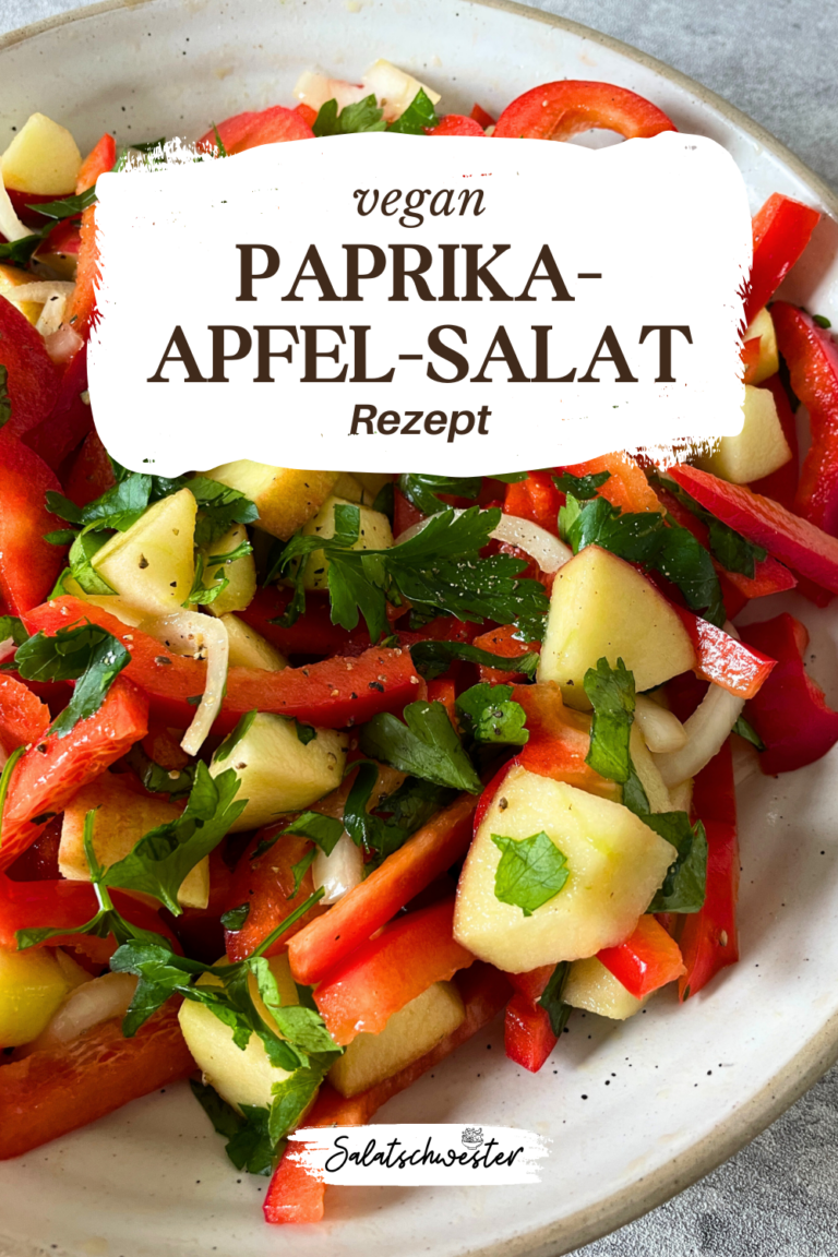 Apfel-Paprika-Salat Rezept einfach und schnell