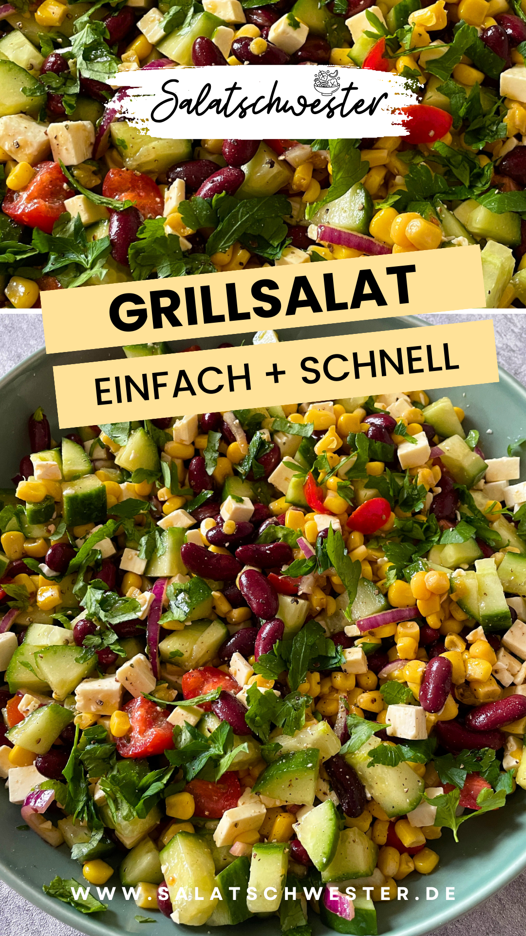 Sommergenuss vom Grill: Vegetarischer Grillsalat mit Hirtenkäse: Hallo ihr Lieben, heute habe ich ein herrlich erfrischendes Rezept für euch, das perfekt zu einem entspannten Grillabend im Sommer passt. Mein vegetarischer Grillsalat mit Hirtenkäse ist nicht nur einfach zuzubereiten, sondern auch eine wahre Gaumenfreude. Mit knackigem Gemüse, cremigem Hirtenkäse und einer würzigen Vinaigrette ist dieser Salat ein echtes Highlight für jeden Grillteller.