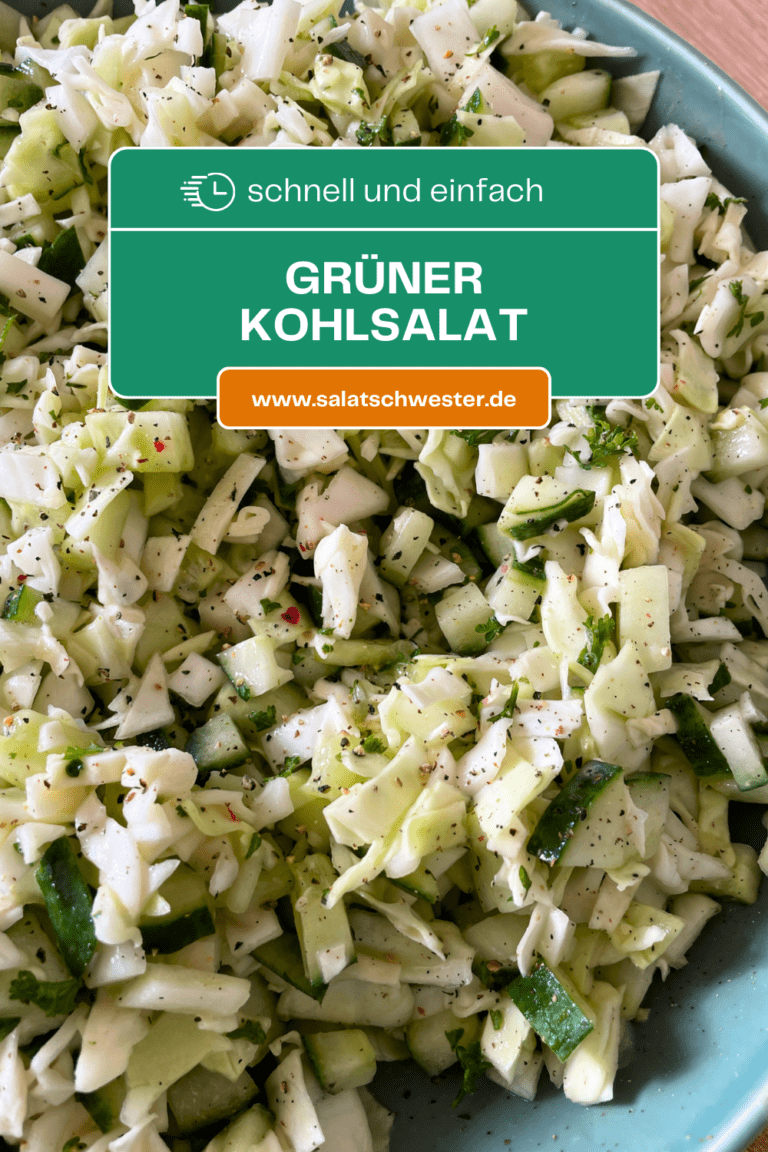 Kohlsalat mit Gurken und Dressing Rezept