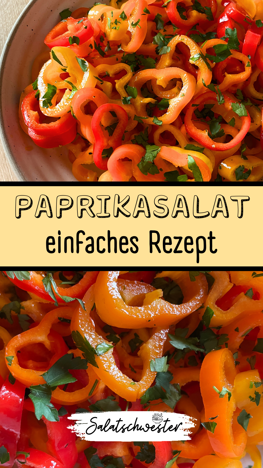 Dieses schnelle Paprika-Gericht ist eine wahre Geschmacksexplosion! Die frischen Paprikastreifen und das cremige Dressing verleihen diesem Salat eine leckere Textur und einen vollen Geschmack. Schnell zubereitet und köstlich im Geschmack - ein Muss für alle Paprika-Liebhaber.