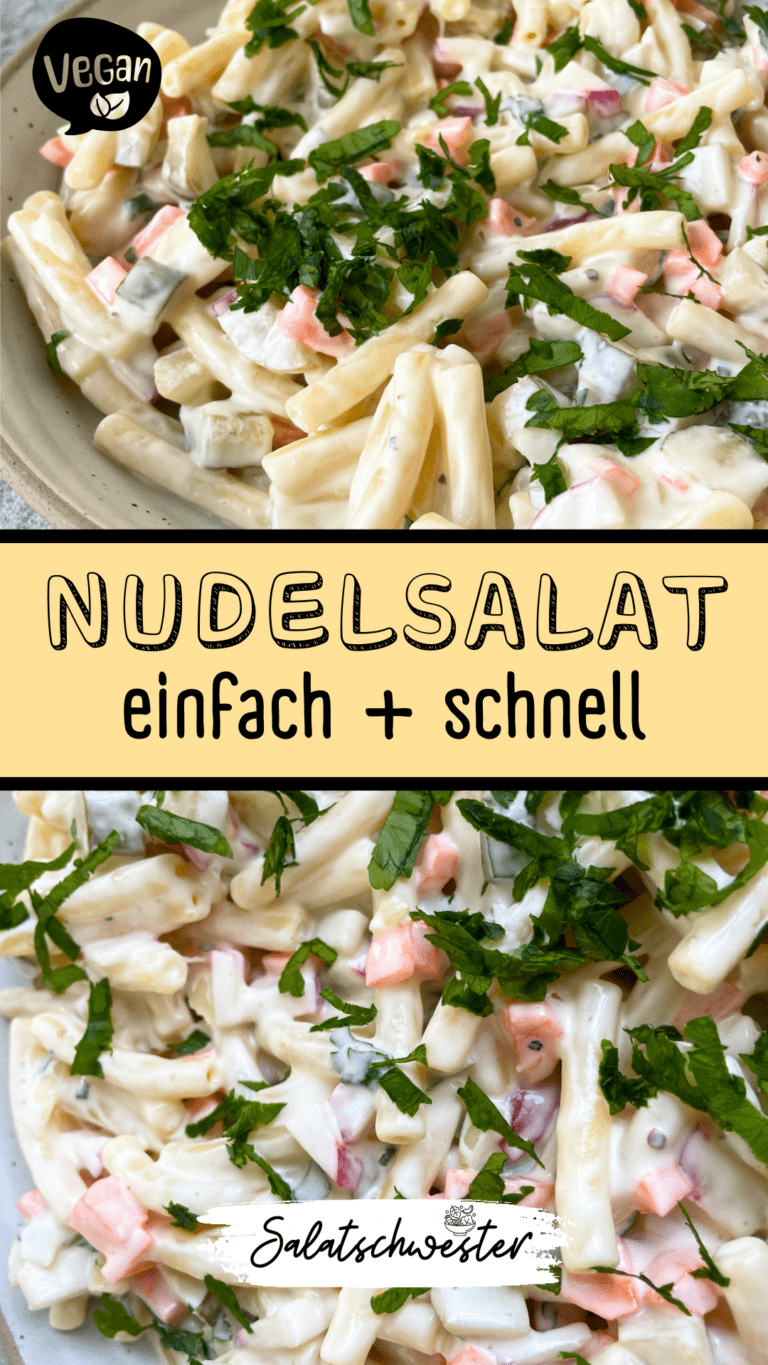Rezept für vegetarischen Sommer Nudelsalat