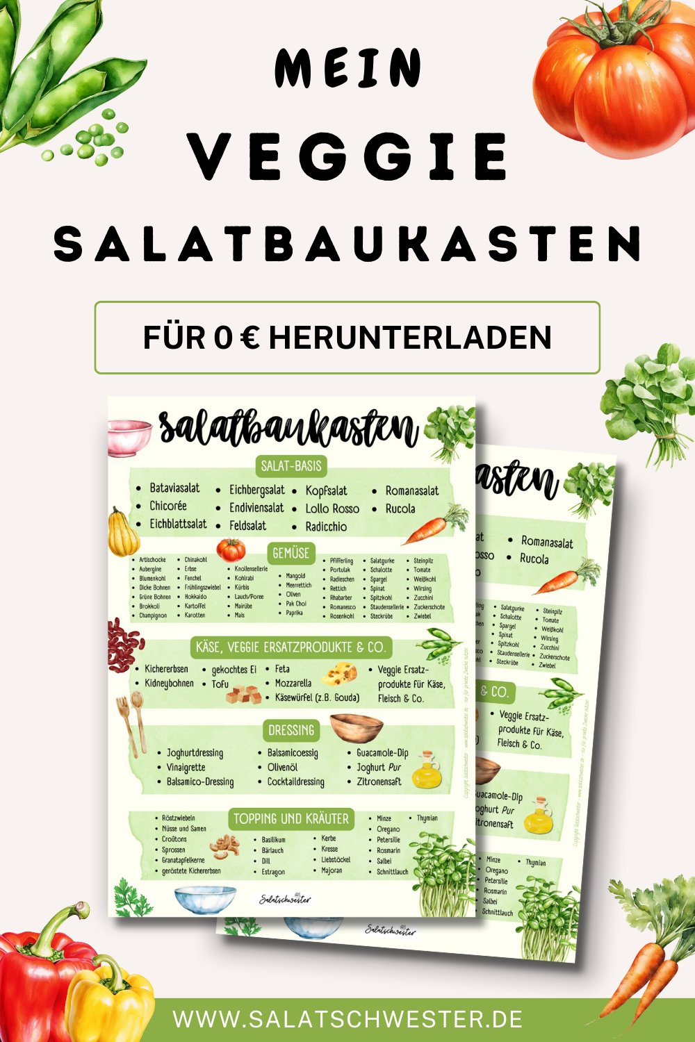 Pin mich Du findest Salatschwester übrigens hier auf Pinterest. Gerne kannst du mir dort folgen und meine vielseitigen Salatrezepte auf deinen Pinnwänden sammeln oder für später merken. 