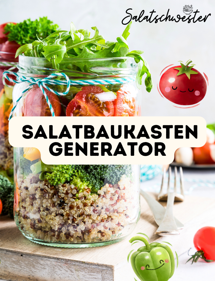 Salatbaukasten für deinen Lieblingssalat + kostenloser Download