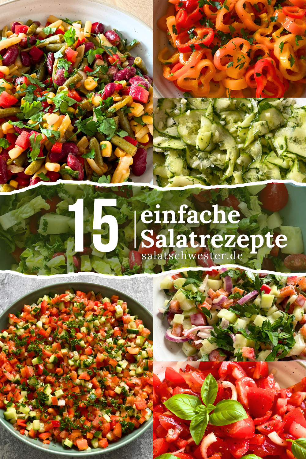 Manchmal braucht es einfache Rezepte, die schnell gemacht sind und trotzdem frisch und lecker schmecken. Genau dafür ist diese Sammlung mit 15 schnellen Salaten für jeden Tag ideal. Die Rezepte zeigen, wie vielseitig Salate sein können – von knackigen Gemüsesalaten bis zu sättigenden Salaten für ein leichtes Mittagessen oder Abendessen. Viele Ideen sind vegetarisch oder vegan und lassen sich ohne großen Aufwand zubereiten. Wenn du nach gesunden Salatideen suchst, die alltagstauglich sind und für mehr Abwechslung in deiner Küche sorgen, bietet dir dieser Beitrag viele leckere Inspirationen.