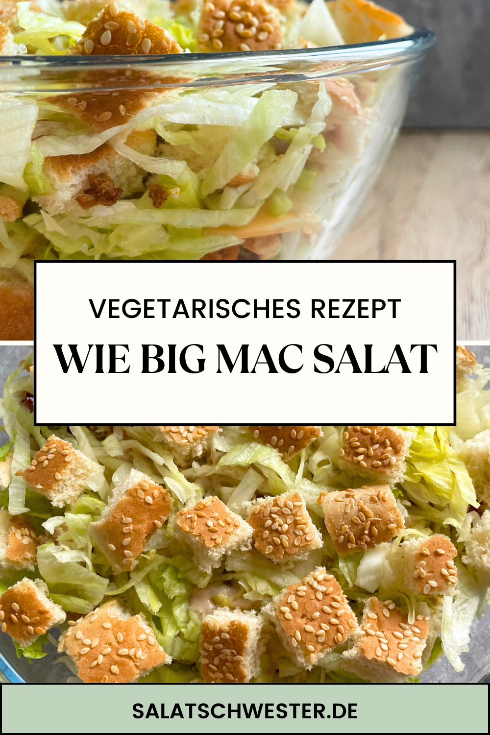 Du liebst den Geschmack von Burgern, möchtest aber eine leichtere Variante? Mein vegetarischer Big Mac Salat mit Hack auf Tofubasis ist genau das, was du brauchst. Dieser Salat bringt die klassischen Aromen eines Big Mac in eine gesunde, vegetarische Form. Perfekt für heiße Sommertage, Grillpartys oder als Partysalat. Mit frischem Salat, saftigem Tofu-Hack und einem cremigen Dressing wird dieser Burger-Salat schnell zu deinem neuen Lieblingsrezept. Ein ideales Gericht für alle, die gesunde und köstliche Salatideen suchen.