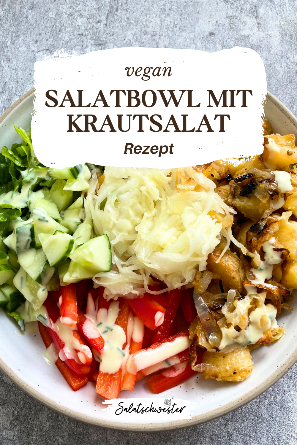 Liebst du herzhafte Kartoffelsalate, die gleichzeitig gesund und voller Geschmack sind? Meine vegane Kartoffel Bowl mit Krautsalat und Kräuter-Joghurt-Dressing ist genau das Richtige für dich! Perfekt für alle, die einen köstlichen und nahrhaften Salat genießen möchten.