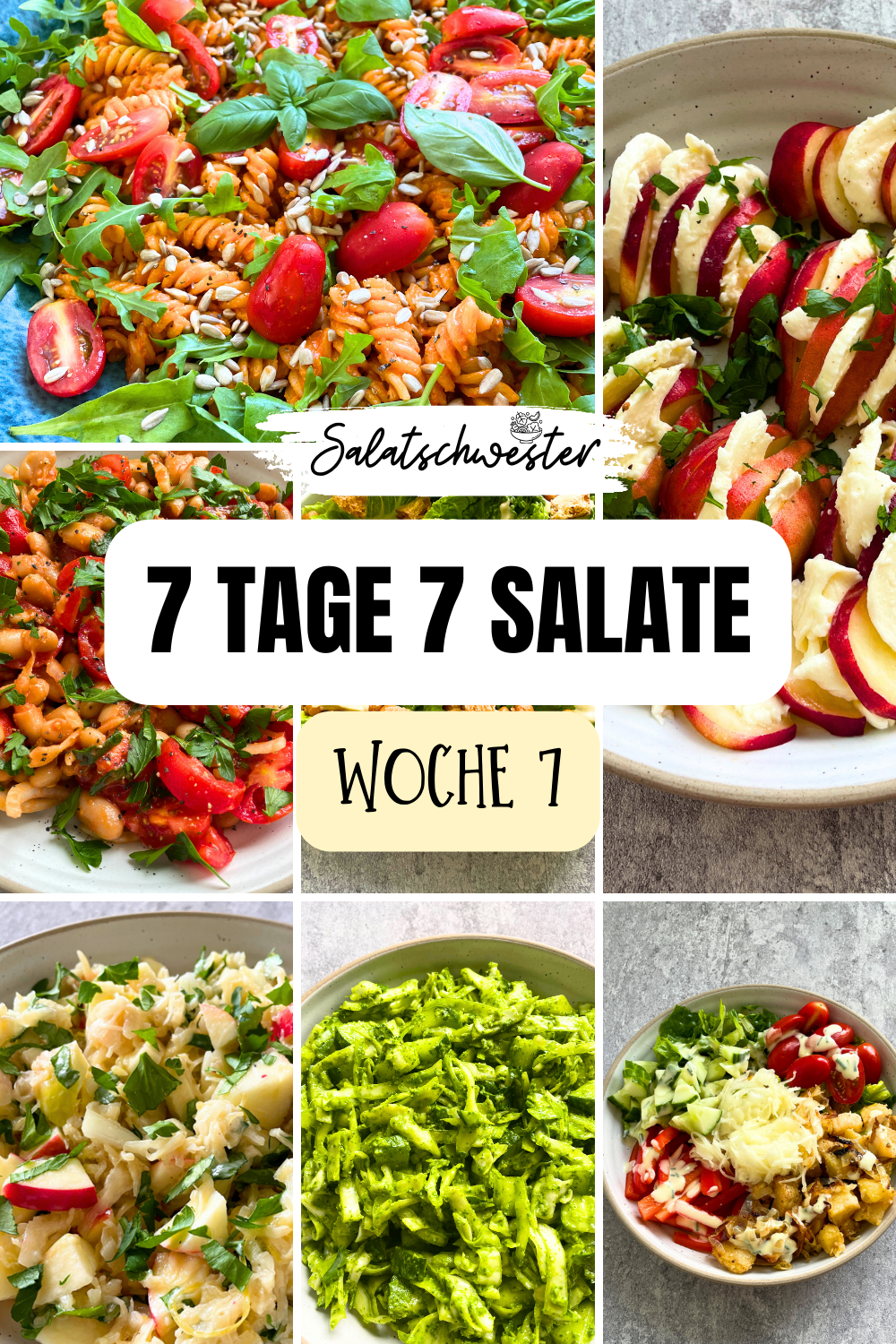 salatideen wochenplan 7 tage 7 salate