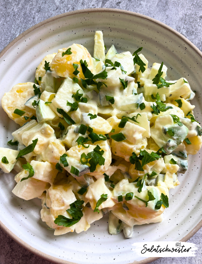 Grüner Kartoffelsalat