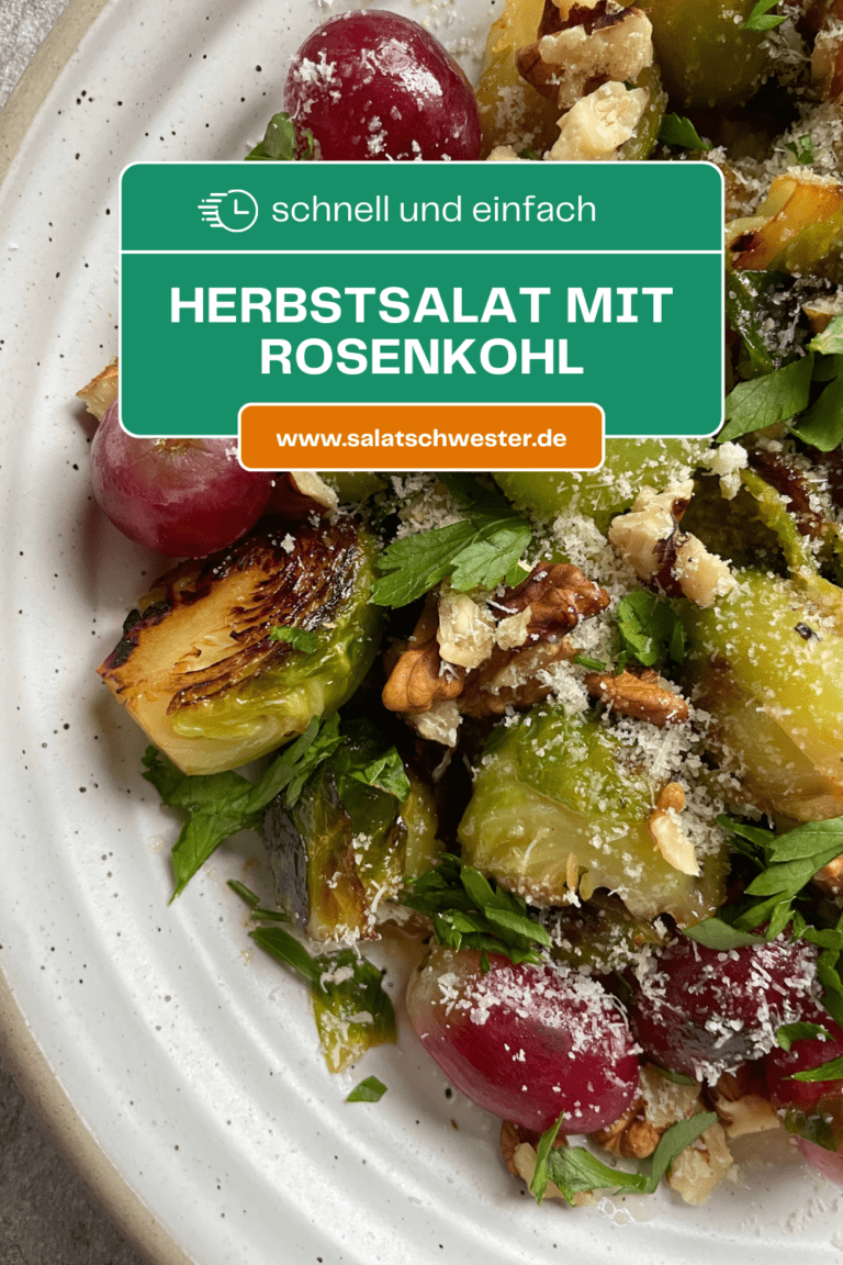 Herbstsalat mit Rosenkohl, Trauben und Walnüssen Rezept Herbstsalat mit Rosenkohl, Trauben und Walnüssen Rezept