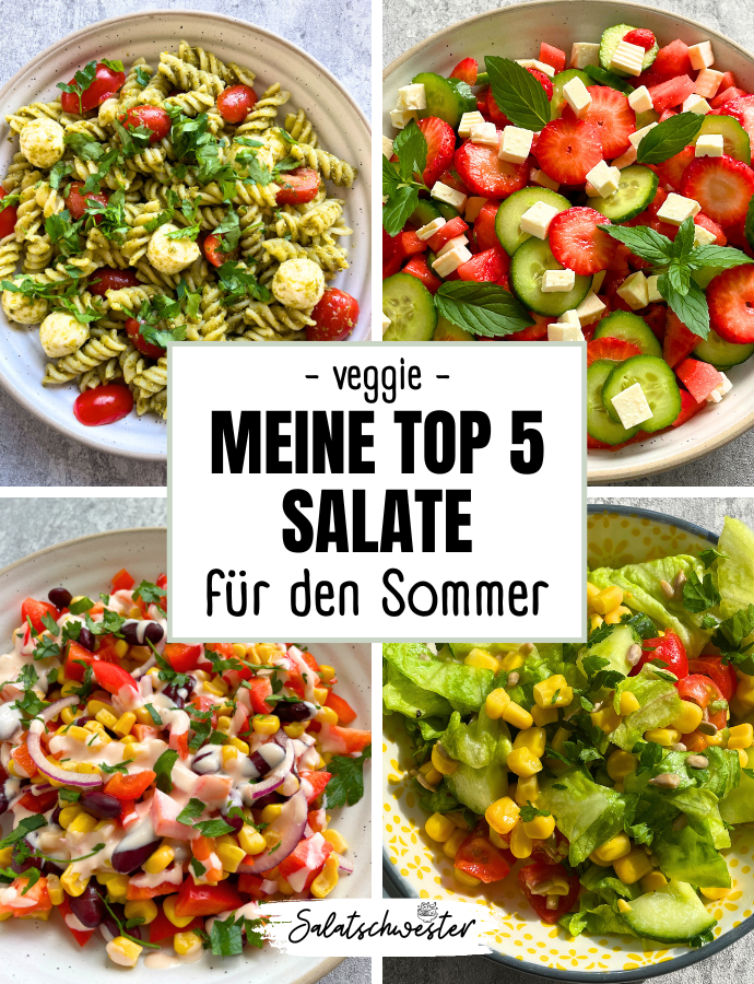 Meine 5 besten Sommersalate