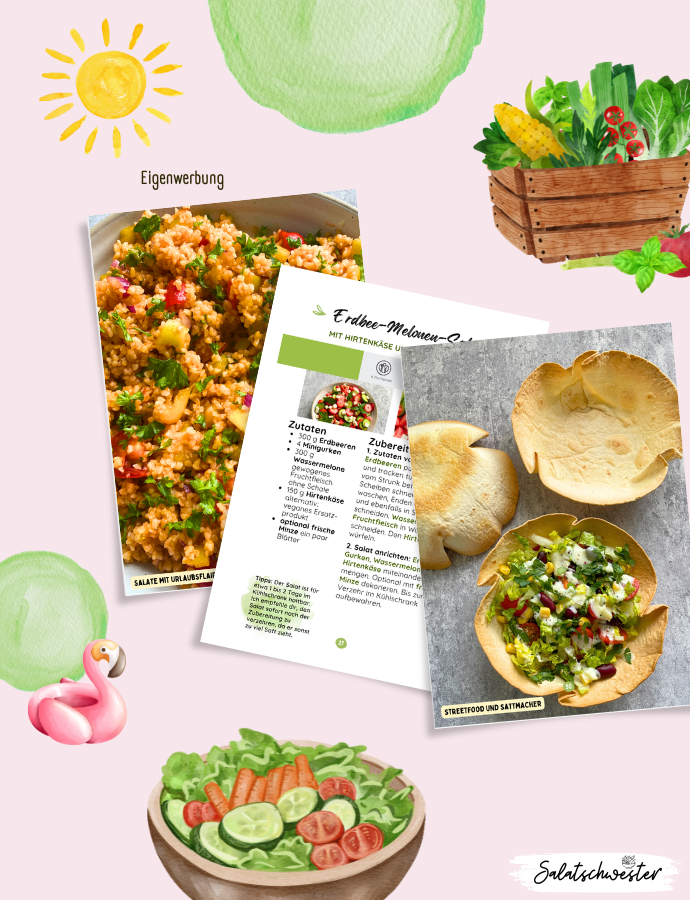 Mediterraner Sommersalat mit Feta, Oliven und gegrilltem Gemüse – leicht und sättigend.