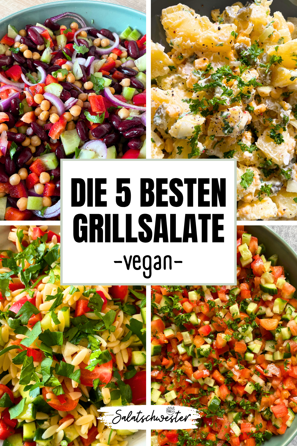 Die besten veganen Grillsalate | Salatschwester
